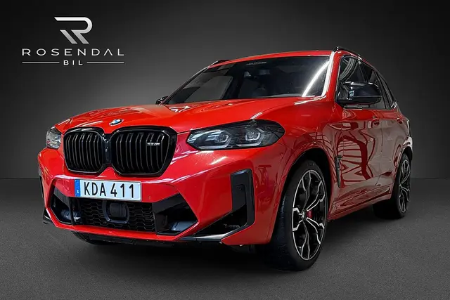 BMW X3 M Competition 510HK HUD Panorama Dragkrok 2-Ägare HK